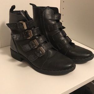 Steve Madden Studded Combat Boots